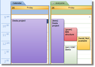 Exchange GroupCalendar screenshot